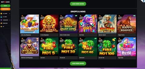 Betamo Casino Screenshot 2