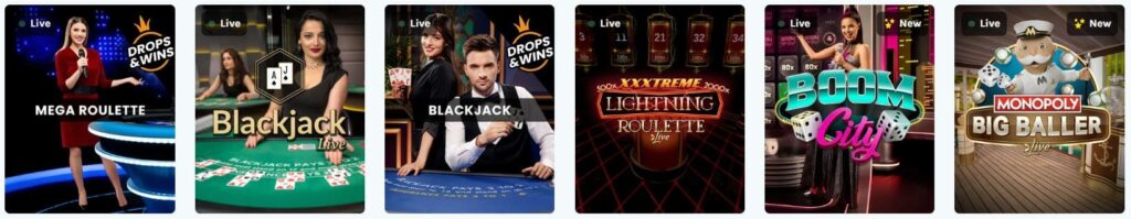 Lucky Days casino live dealer