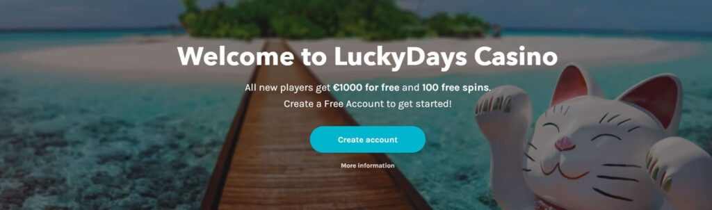 Lucky Days casino promo
