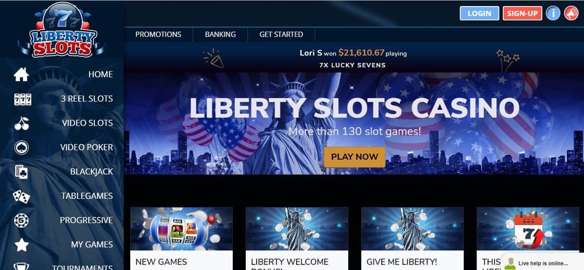 Liberty Slots casino screenshot 3