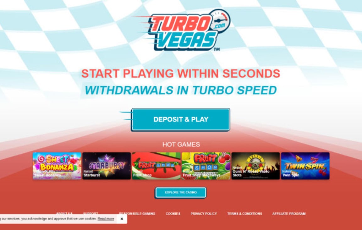 Turbo Vegas casino screenshot 3