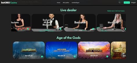 Bet365 Casino Screenshot 2