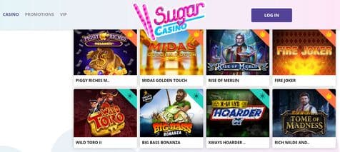 Sugar casino screenshot 3